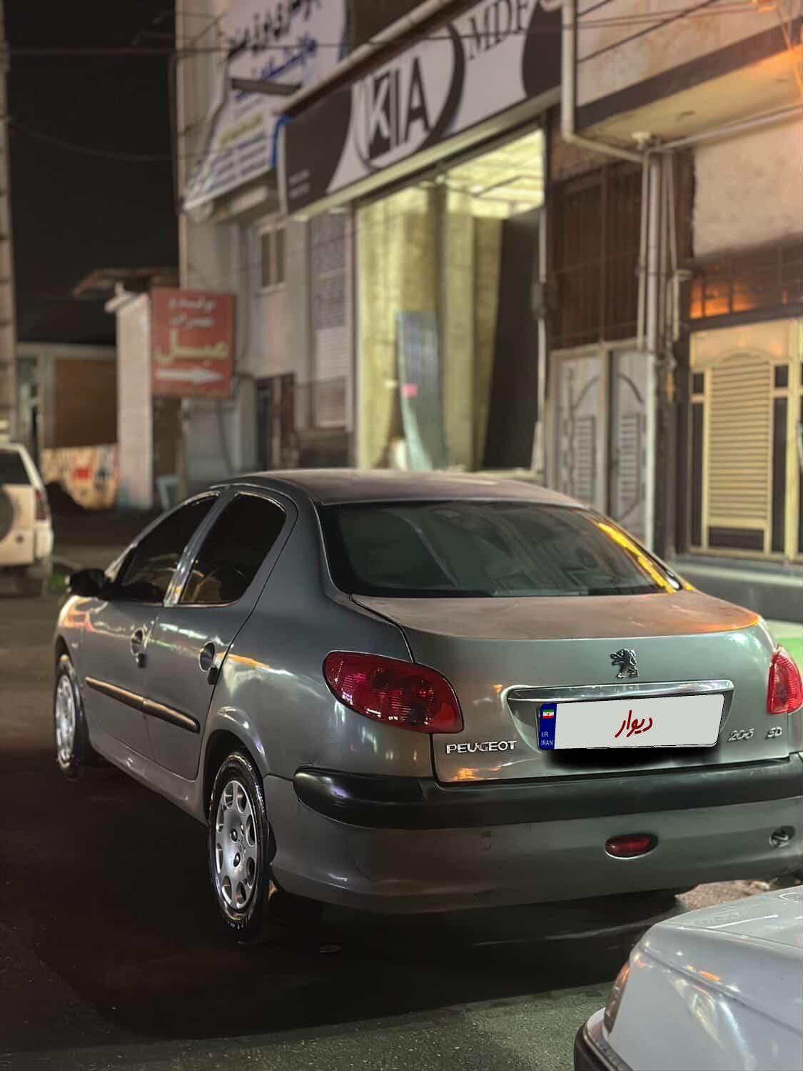 پژو ۲۰۶ صندوق دار v8 - 1388