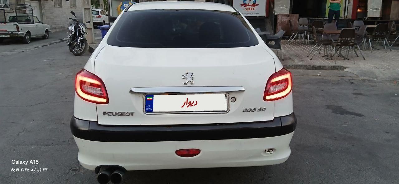 پژو ۲۰۶ صندوق دار v20 - 1388