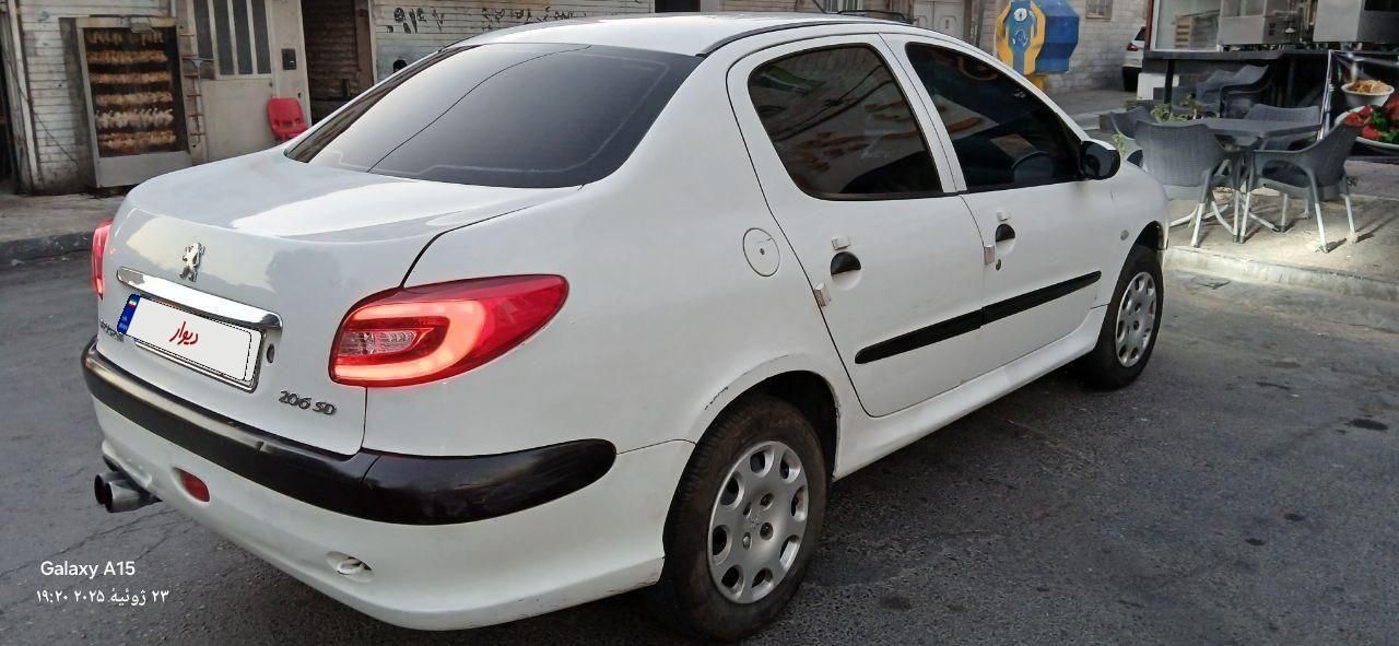 پژو ۲۰۶ صندوق دار v20 - 1388