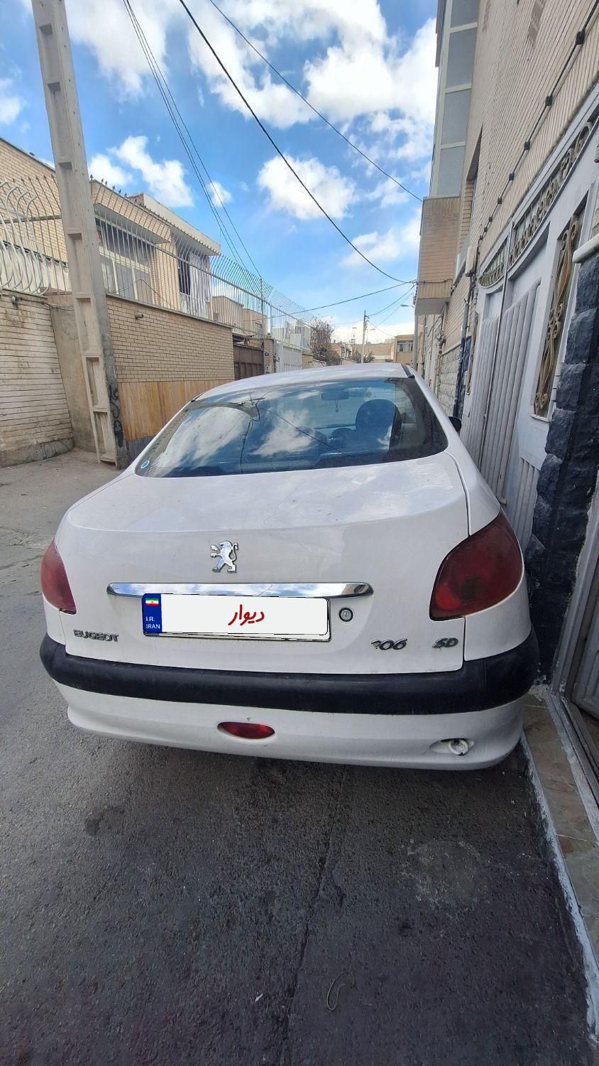 پژو ۲۰۶ صندوق دار v2 - 1387