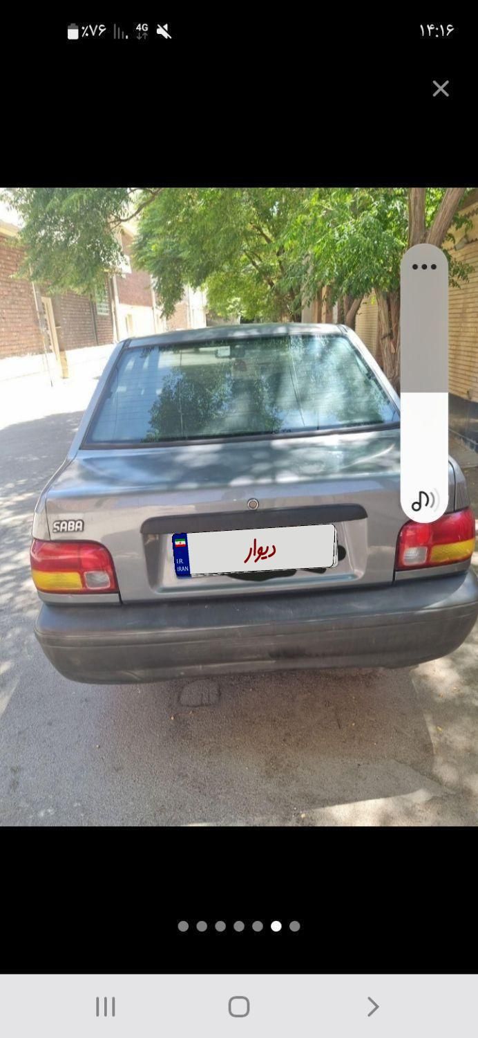 پراید صبا بنزینی - 1386