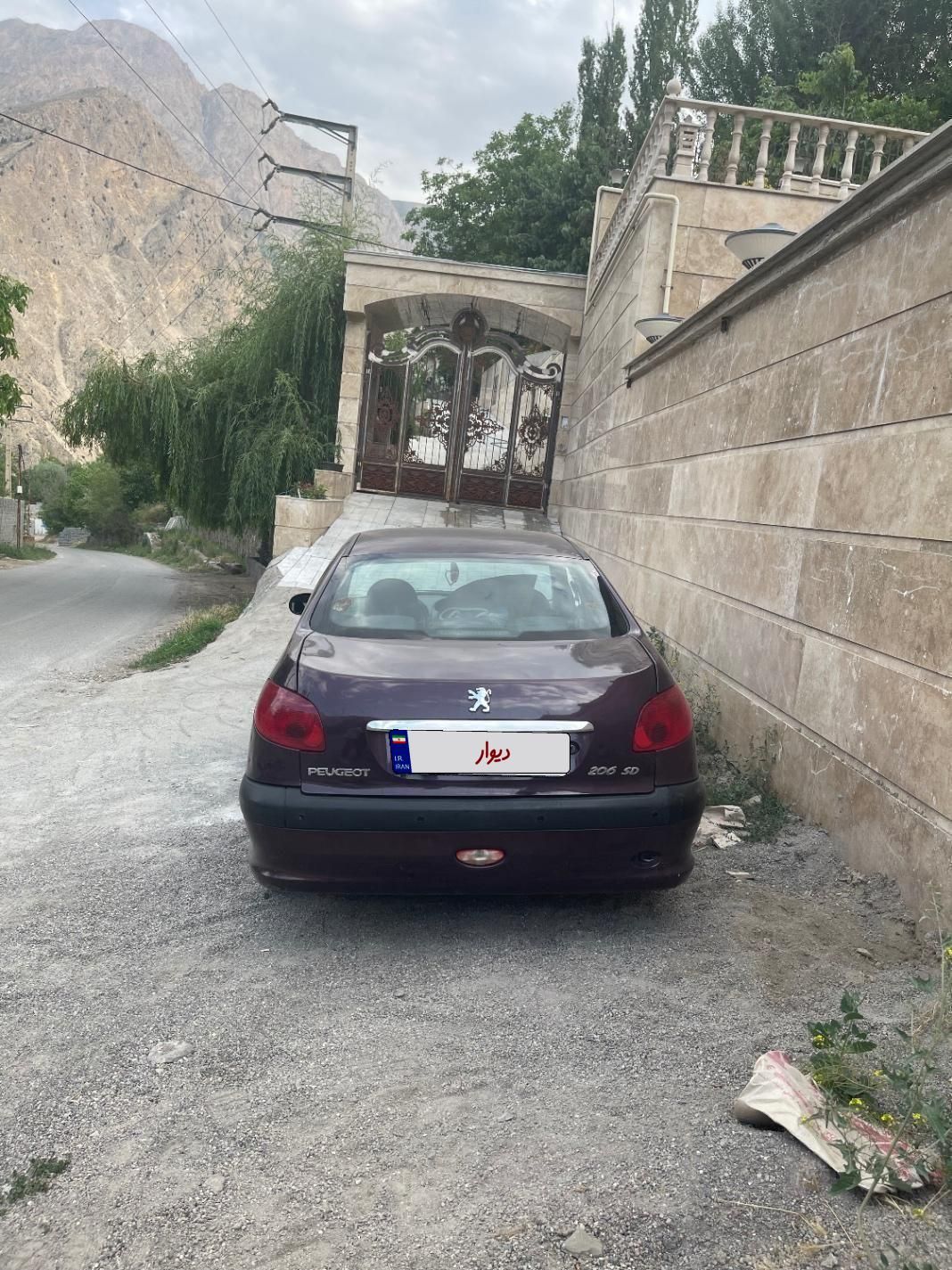 پژو ۲۰۶ صندوق دار v9 - 1389