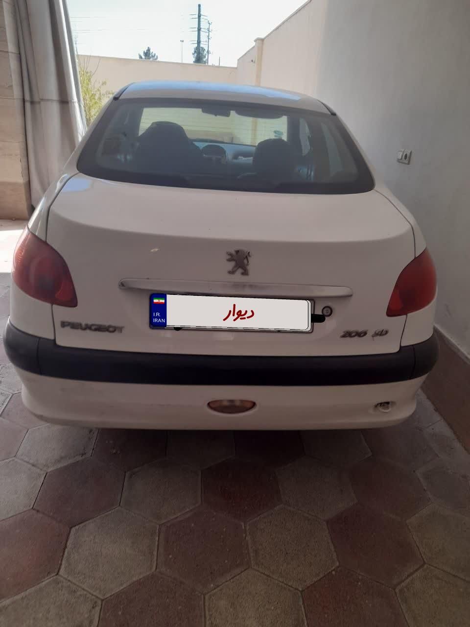 پژو ۲۰۶ صندوق دار v20 - 1390