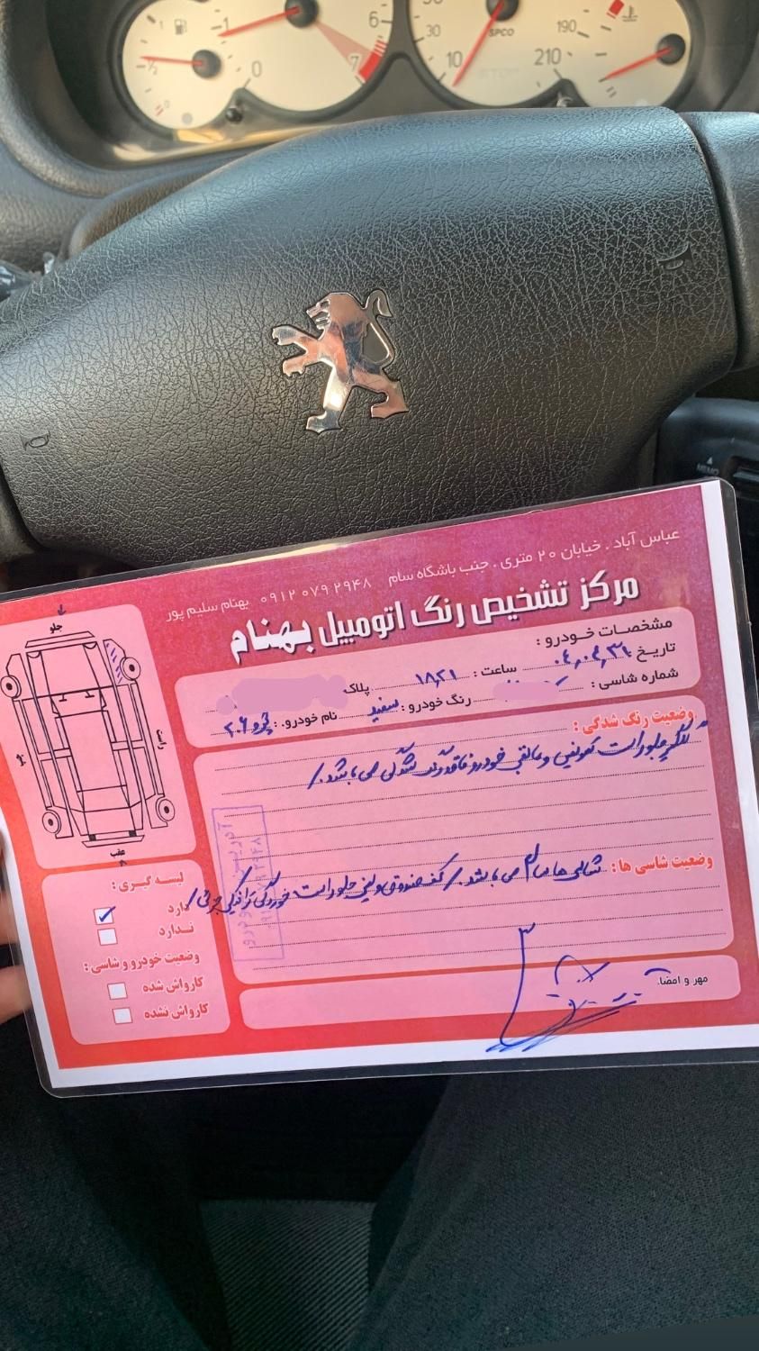 پژو 206 تیپ 2 - 1398