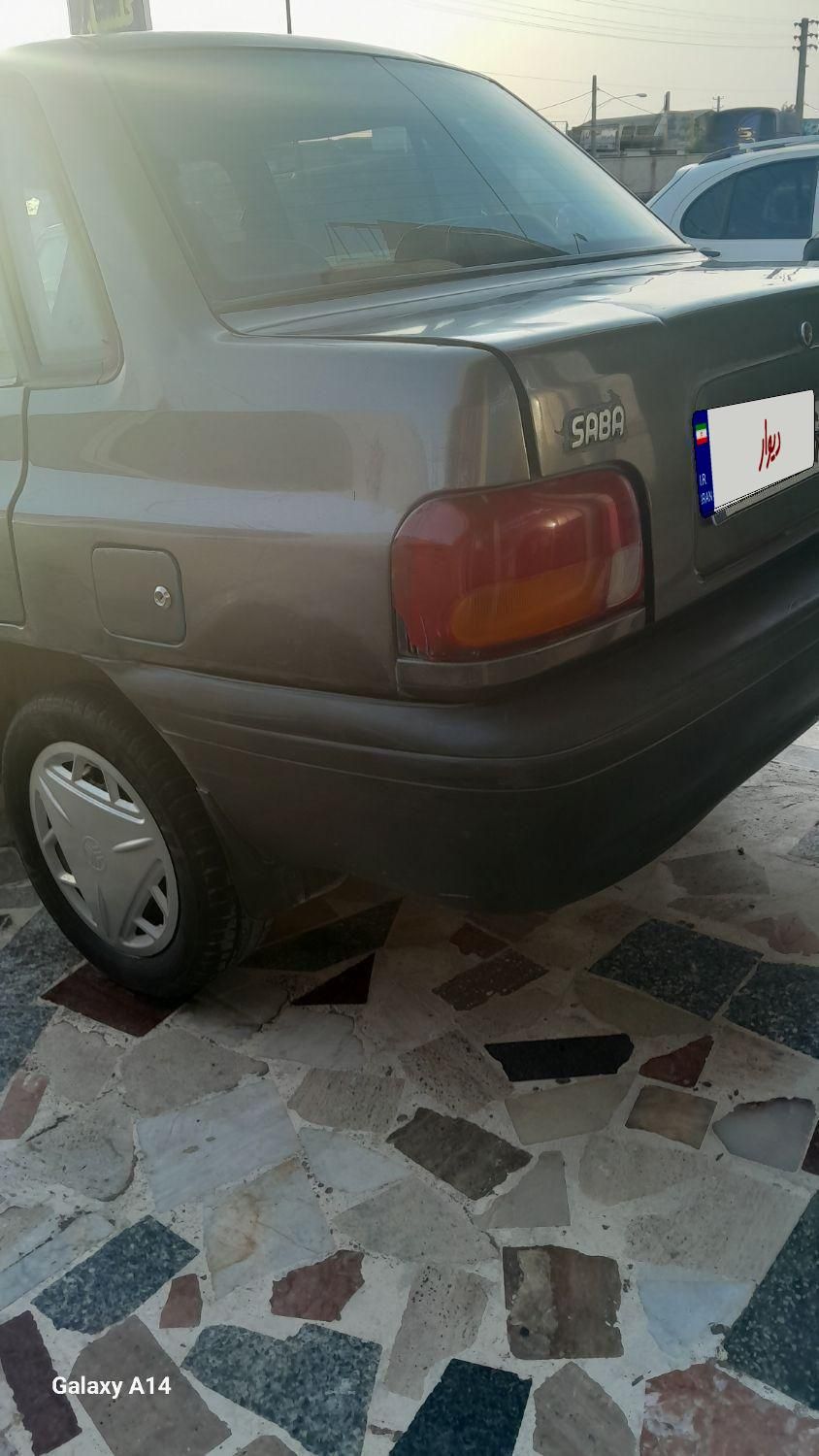پراید صبا بنزینی - 1386