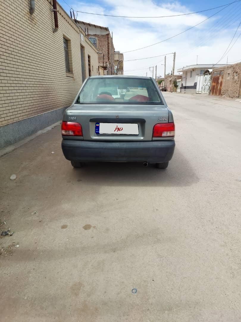 پراید صبا بنزینی - 1386