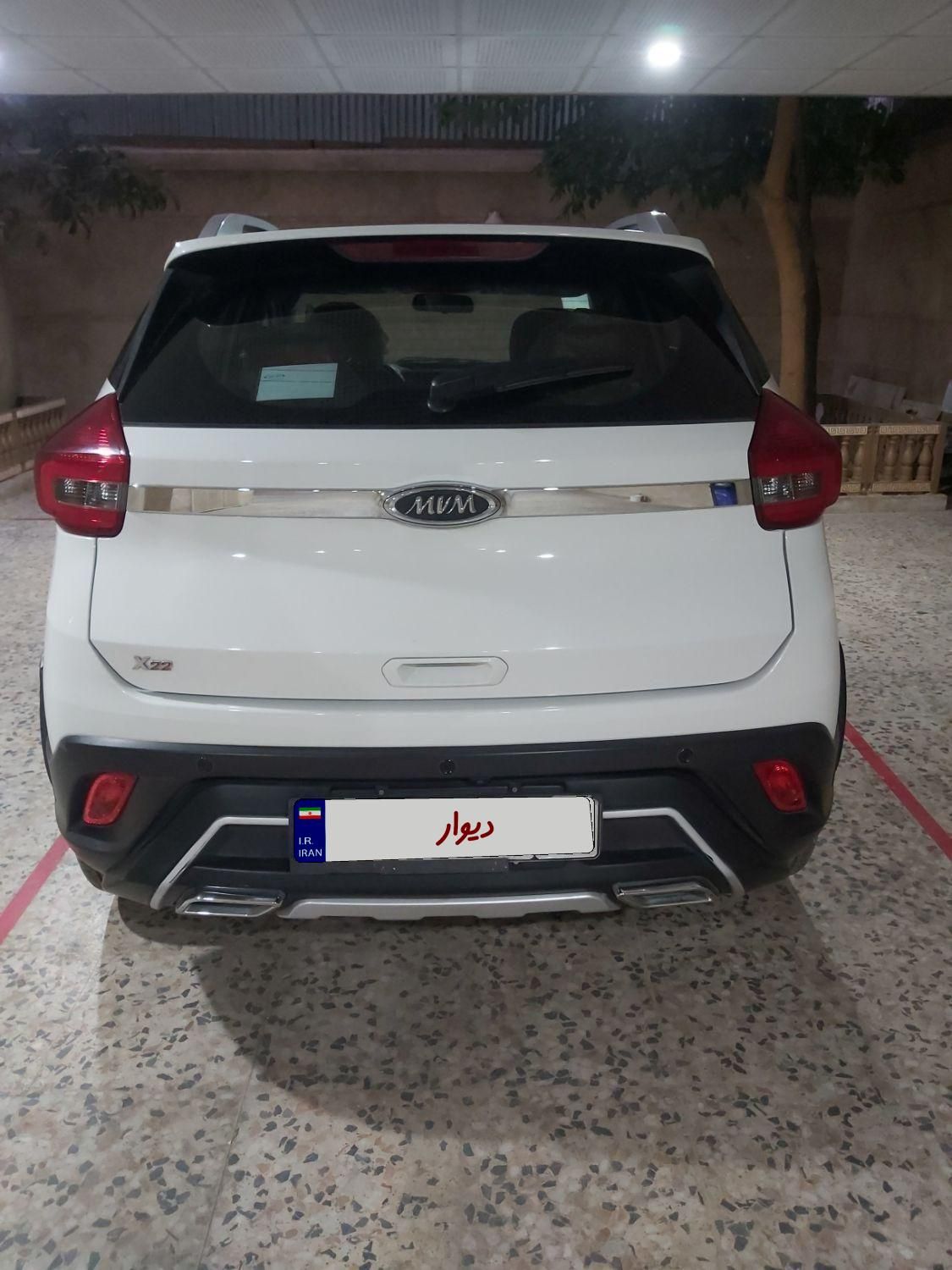 ام وی ام X22 دنده ای اسپرت اکسلنت - 1397