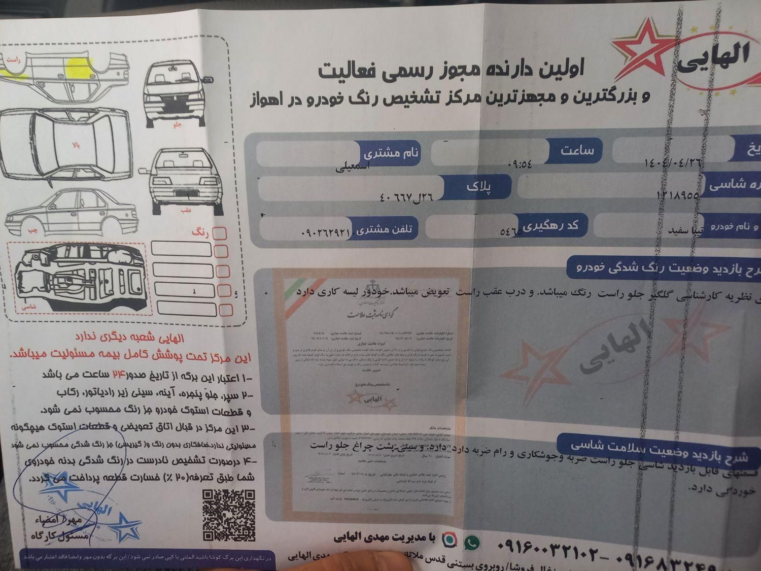تیبا 2 EX رینگ آلومینیومی - 1398
