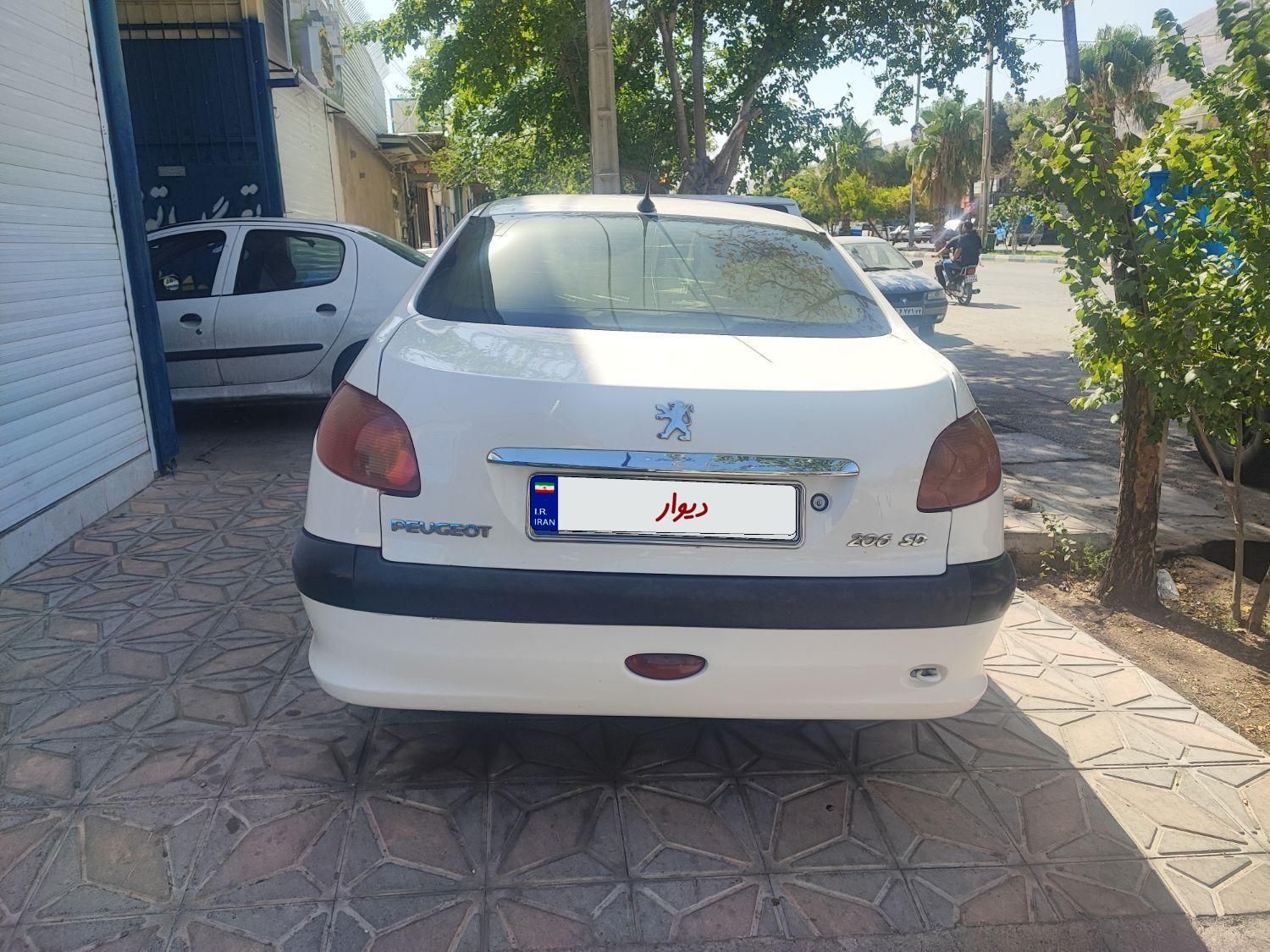 پژو ۲۰۶ صندوق دار v6 - 1388