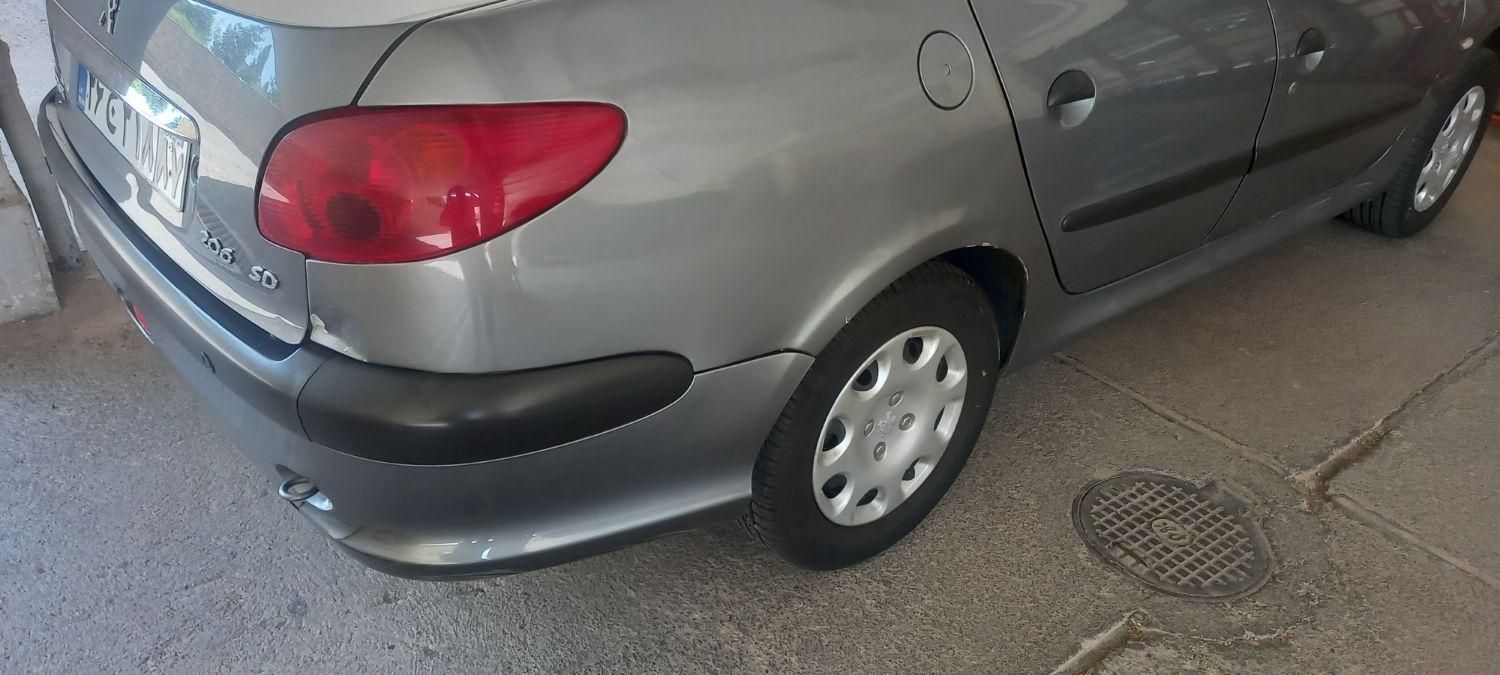پژو ۲۰۶ صندوق دار v8 - 1395