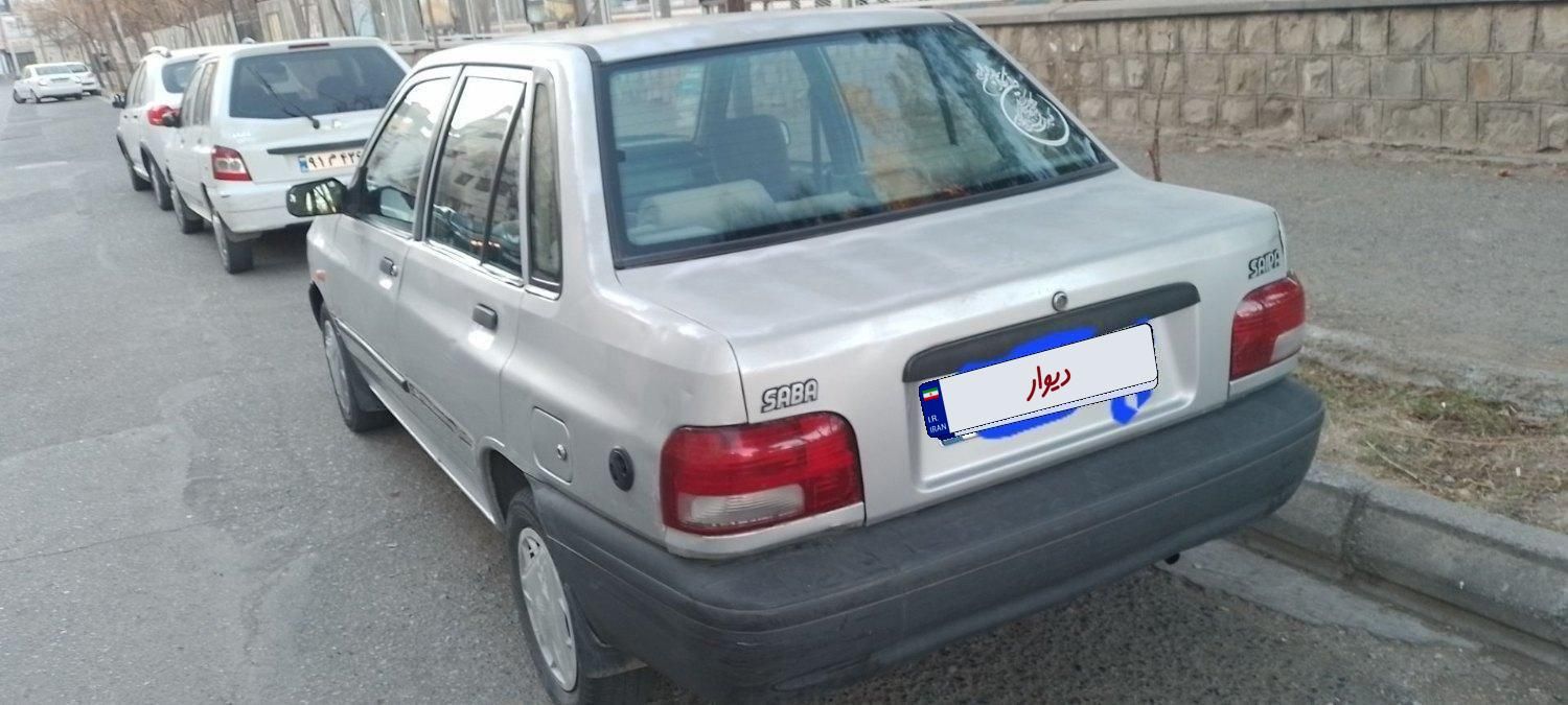 پراید صبا بنزینی - 1386