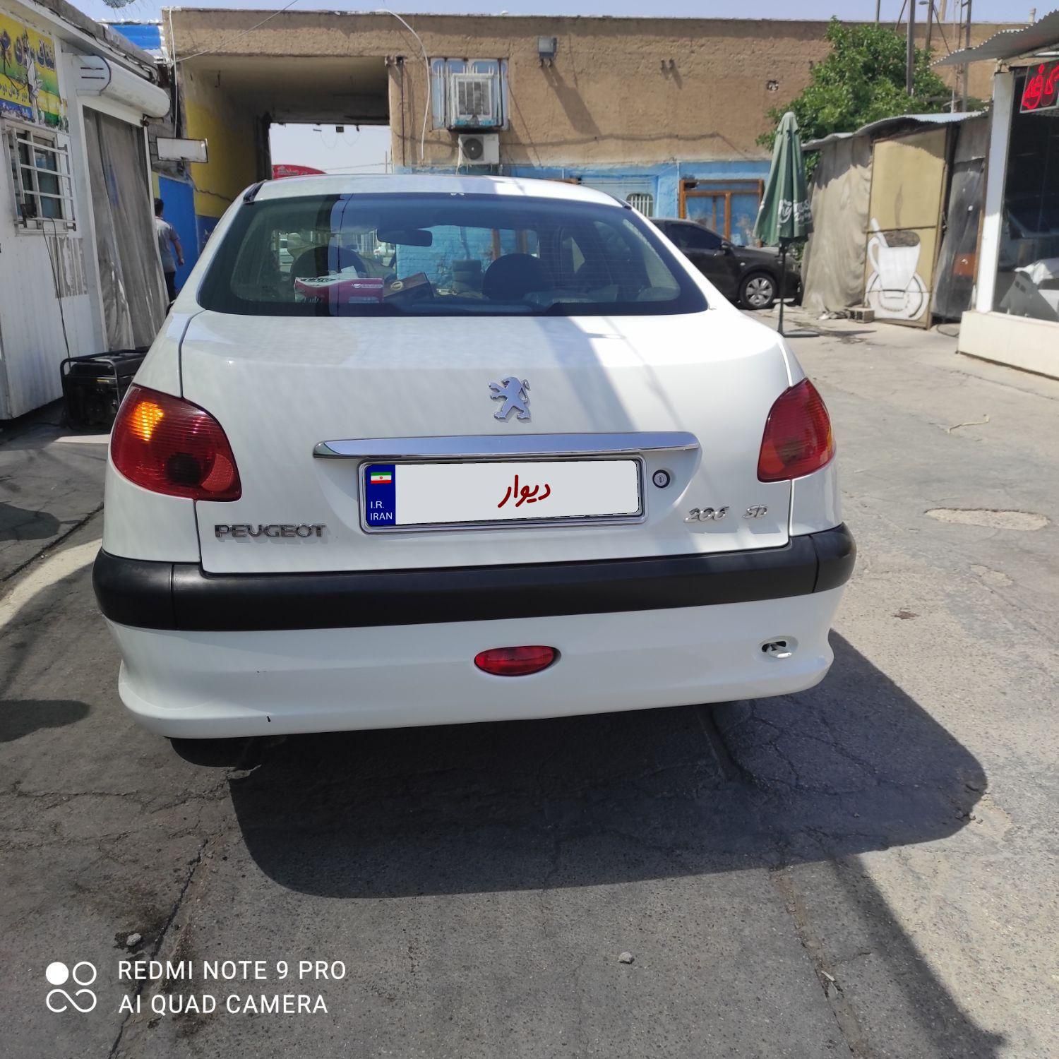 پژو ۲۰۶ صندوق دار v8 - 1396