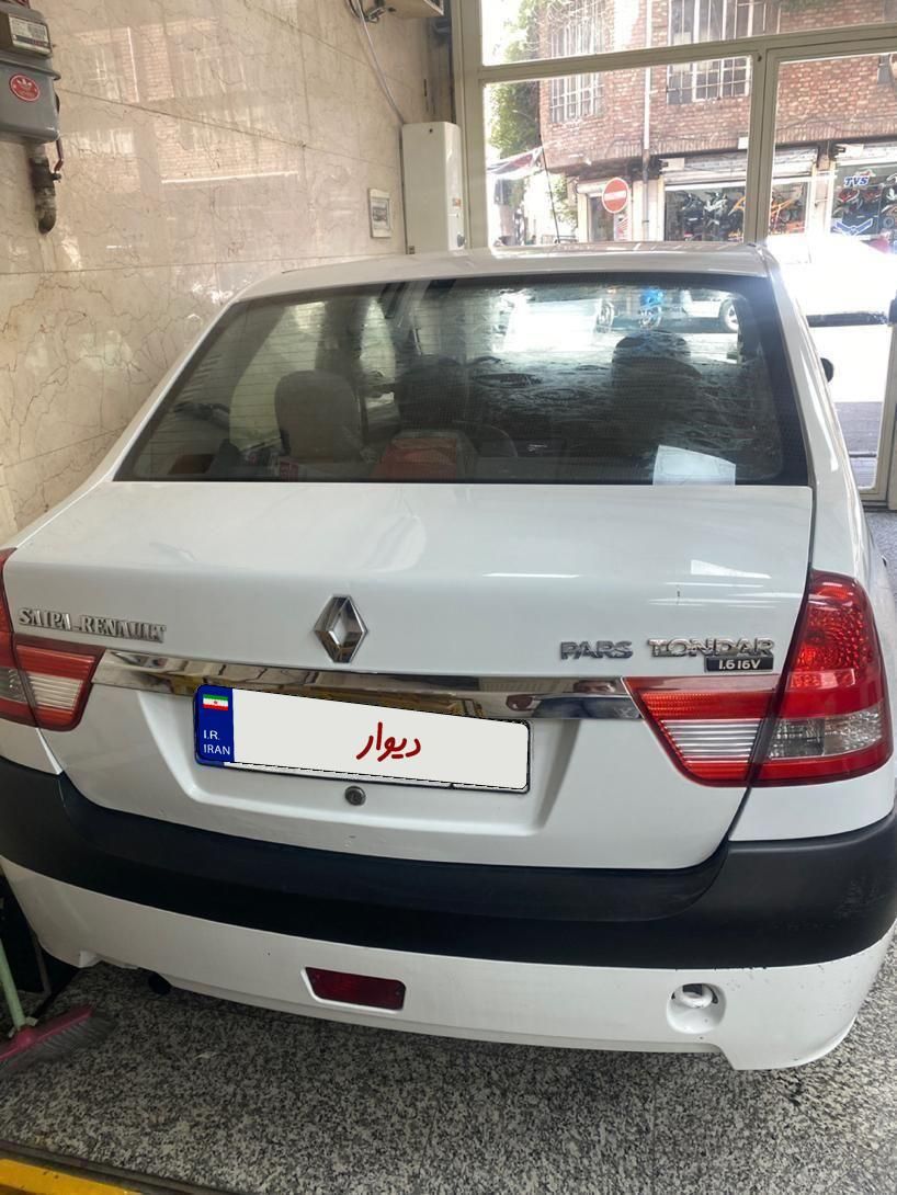 رنو پارس تندر گیربکس JHQ + مولتی مدیا - 1395