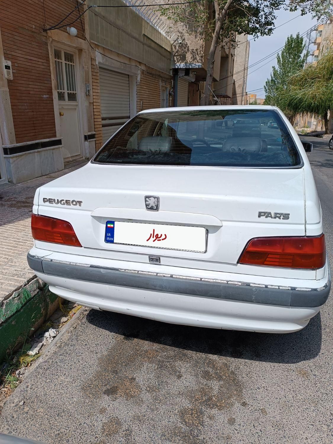 پژو پارس دوگانه سوز - 1386