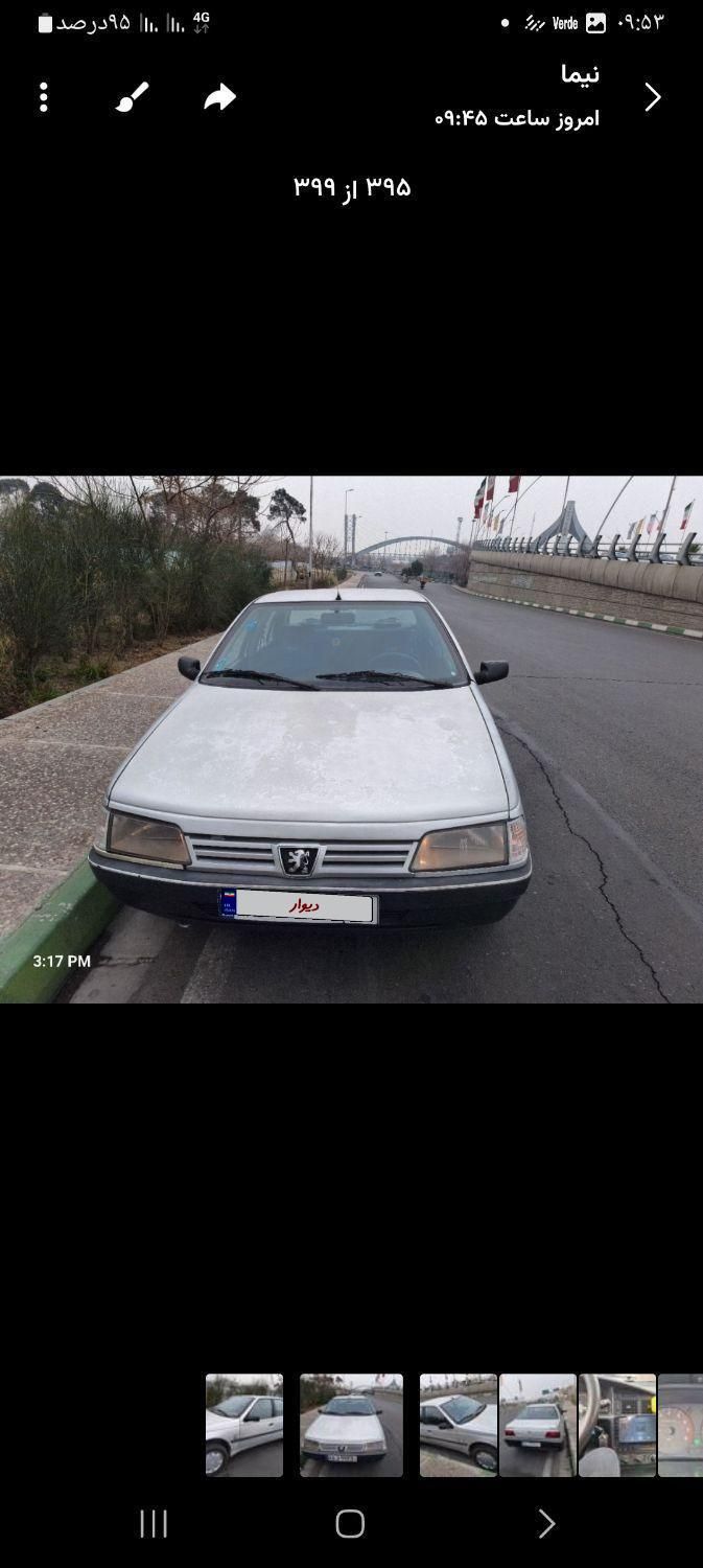 پژو روآ G2 دوگانه سوز - 1389