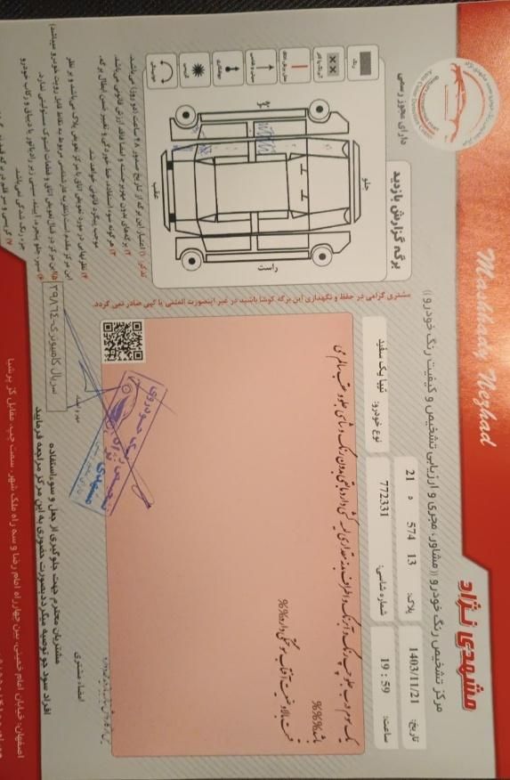 تیبا صندوق دار SX - 1393