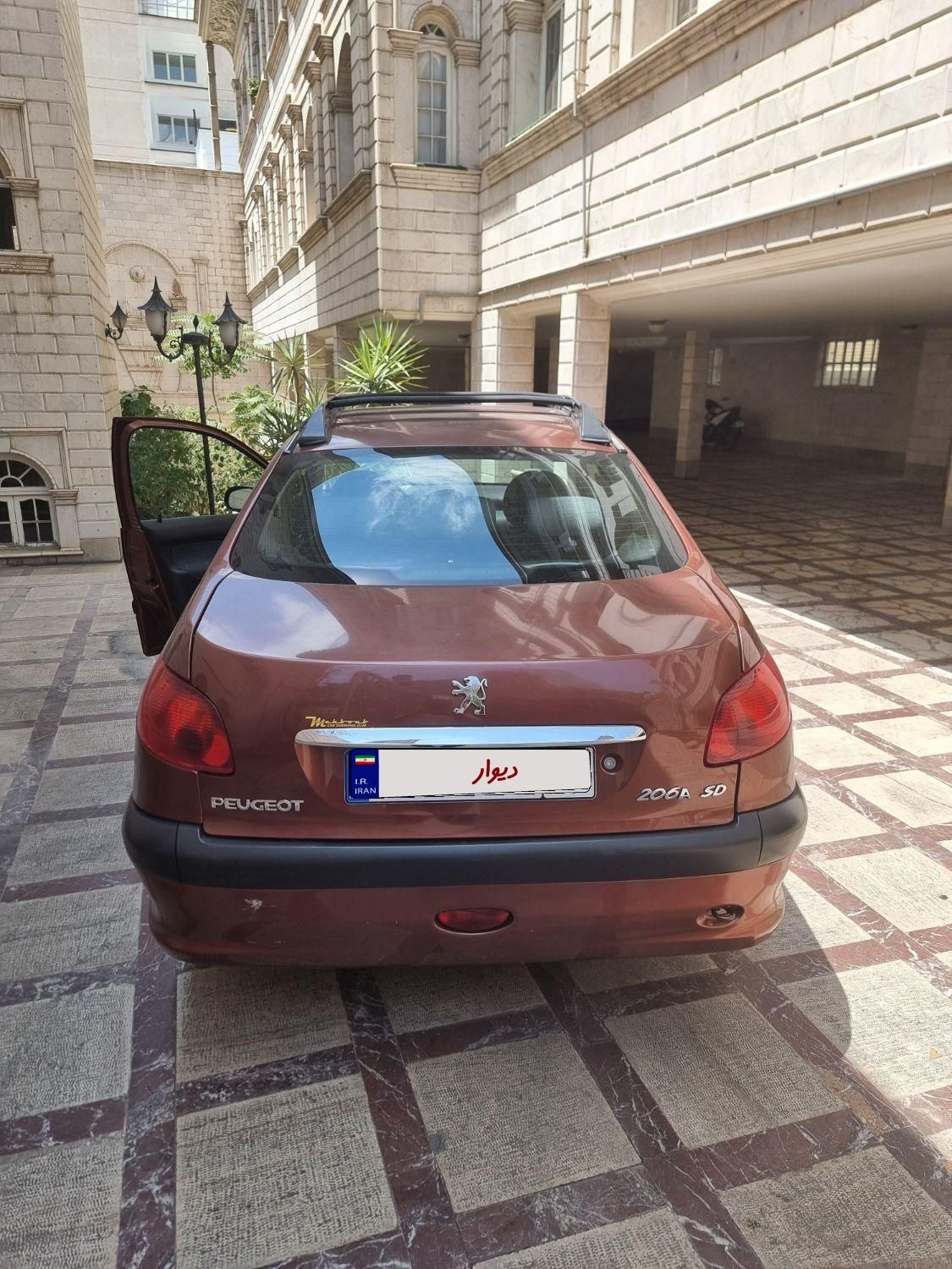 پژو ۲۰۶ صندوق دار v9 - 1386
