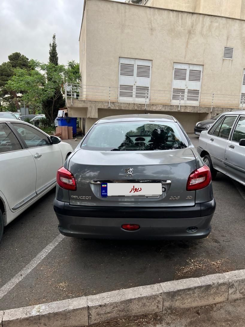 پژو ۲۰۶ صندوق دار v20 - 1387