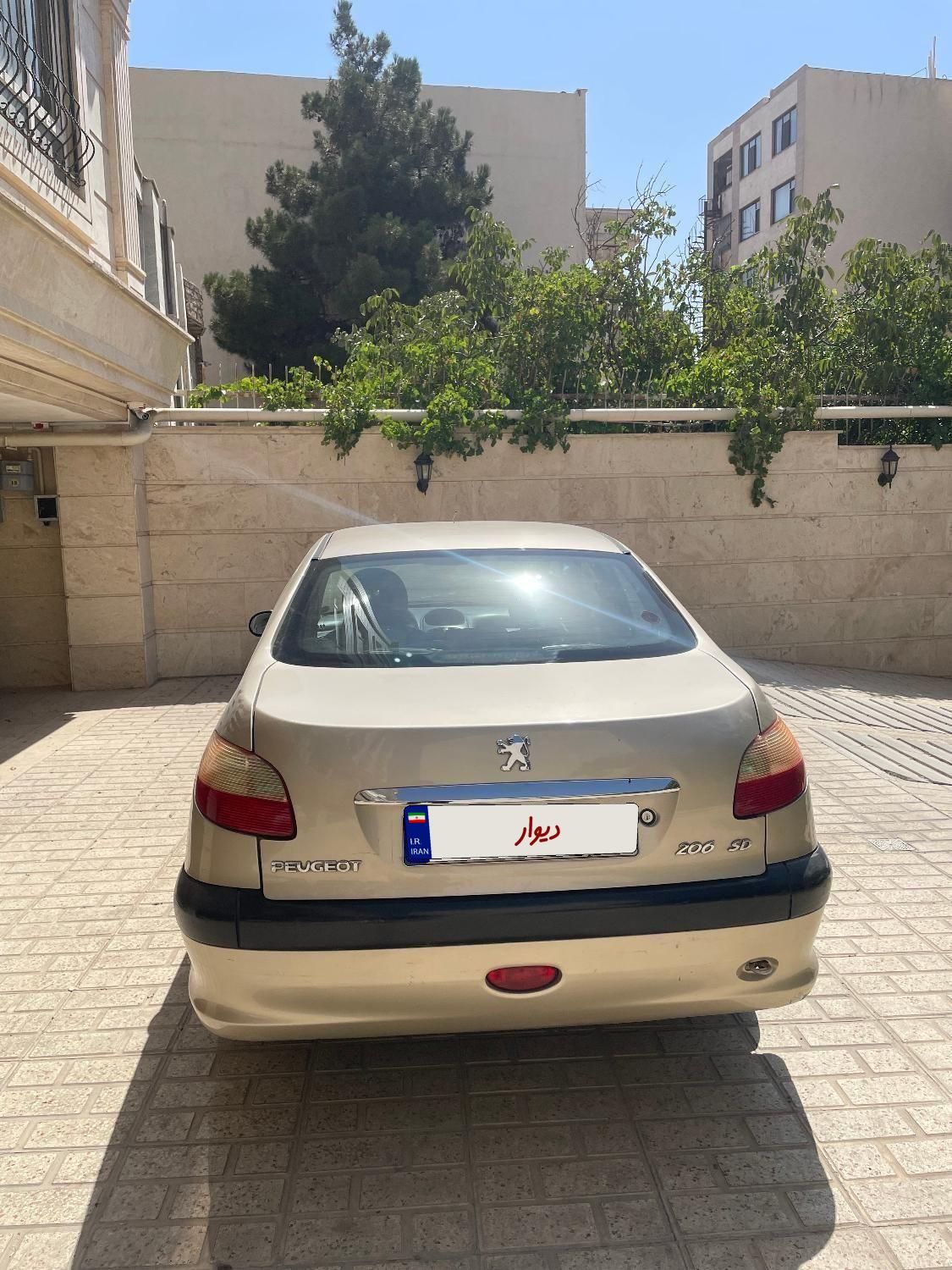 پژو ۲۰۶ صندوق دار v2 - 1388