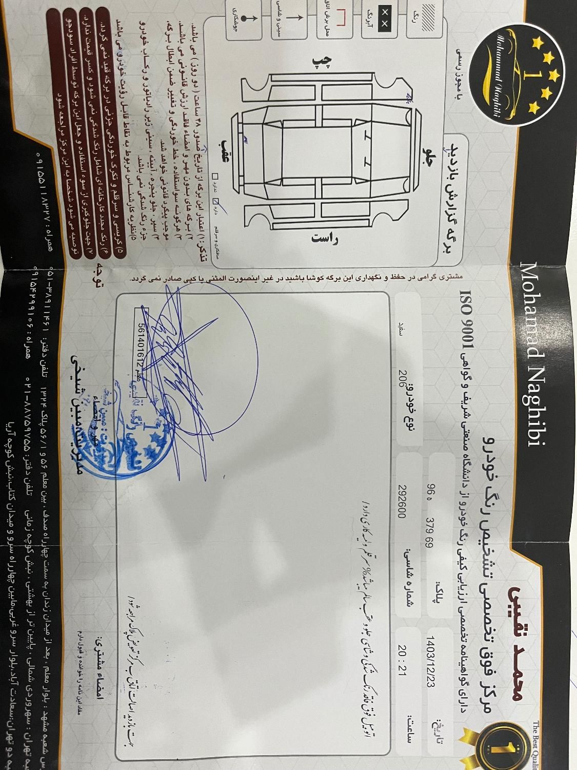 پژو 206 تیپ 2 - 1401
