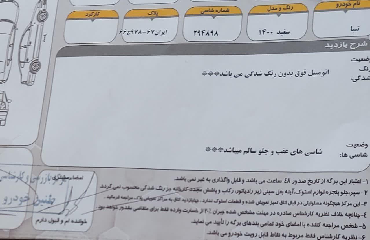 تیبا 2 SX - 1395