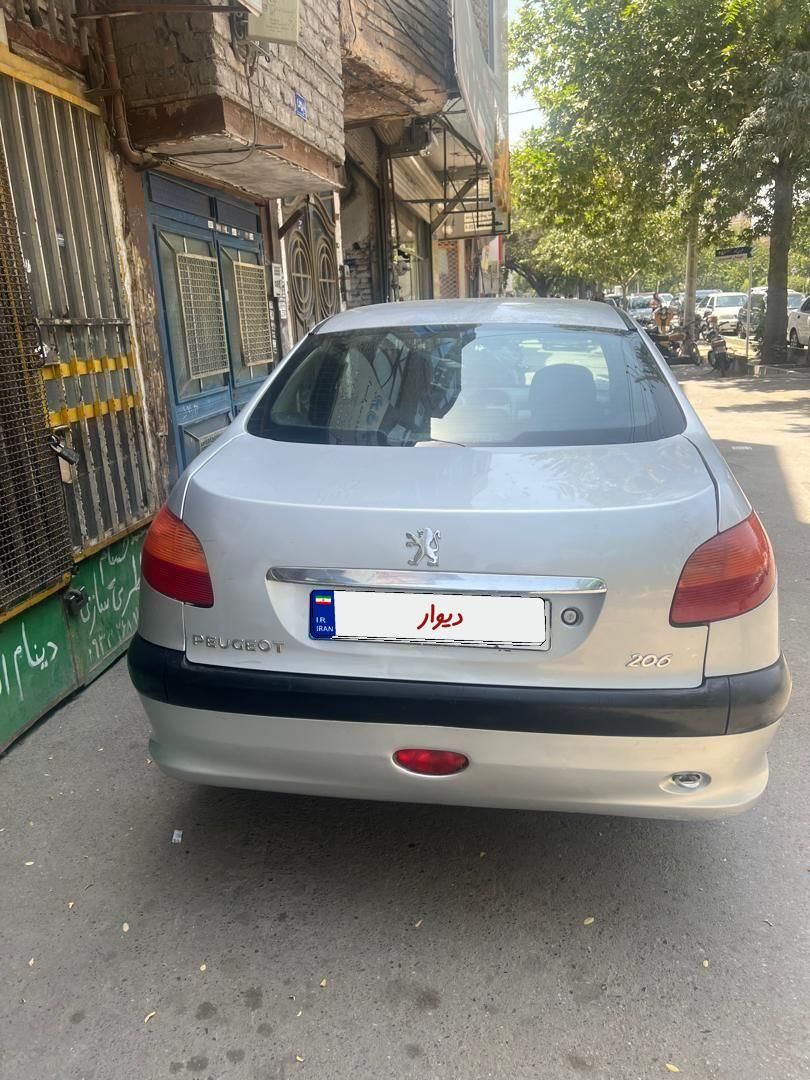 پژو ۲۰۶ صندوق دار v1 - 1386