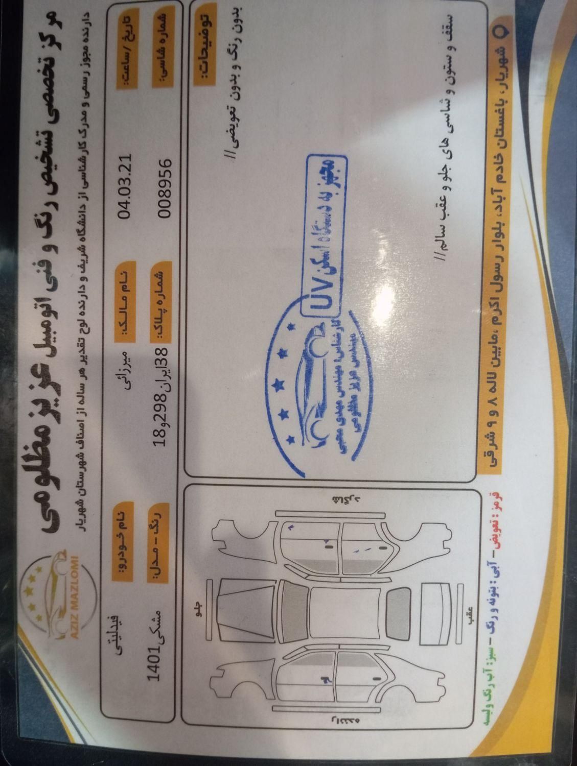 فیدلیتی پرایم تیپ ۲ (7 نفره) - 1401