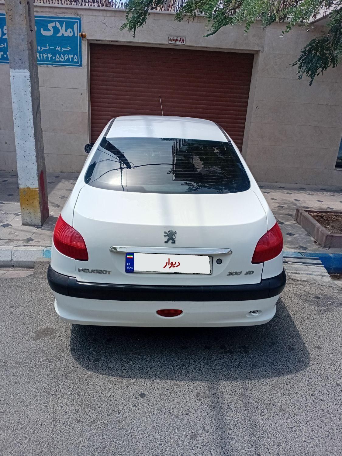 پژو ۲۰۶ صندوق دار v20 - 1389