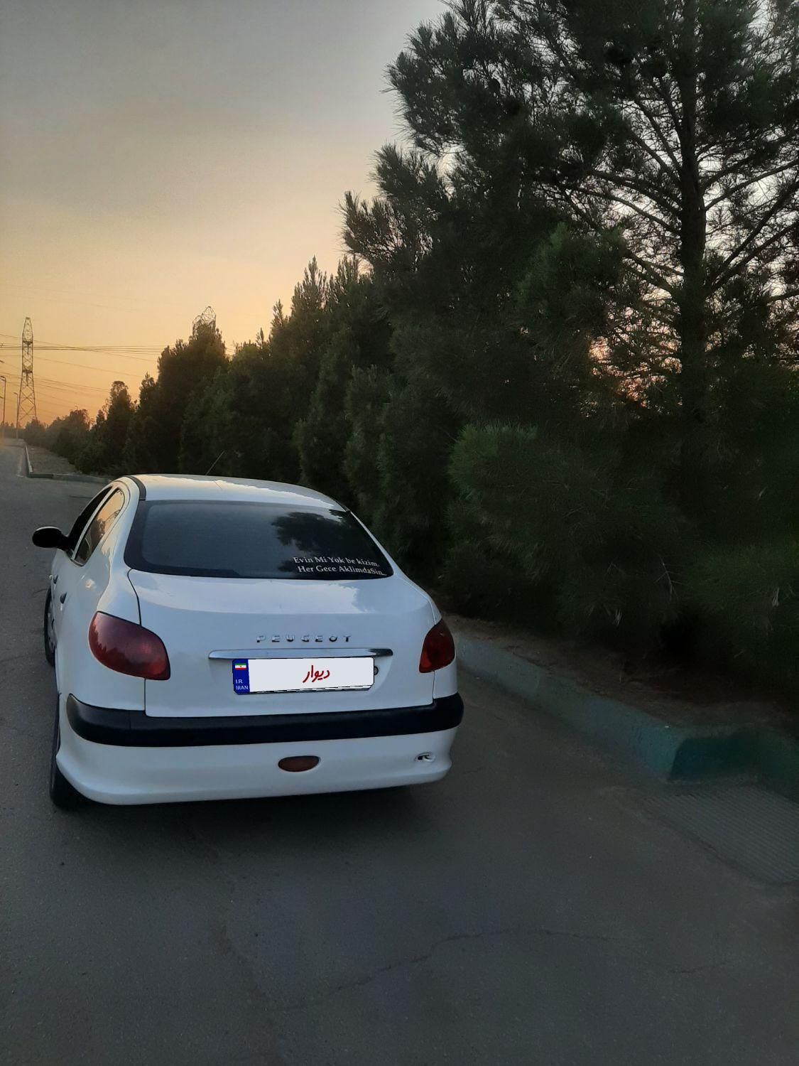 پژو ۲۰۶ صندوق دار v8 - 1391