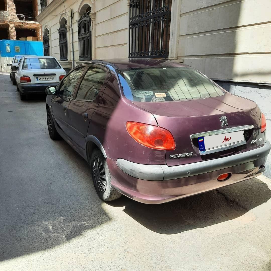 پژو ۲۰۶ صندوق دار v8 - 1396