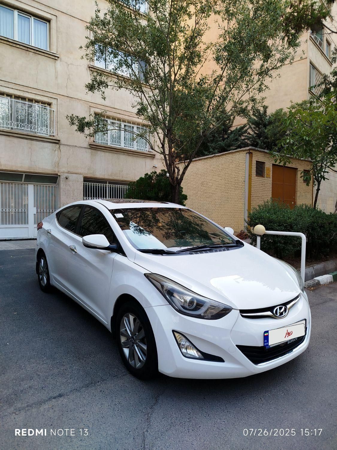 هیوندای النترا 1.8 لیتر - 2015