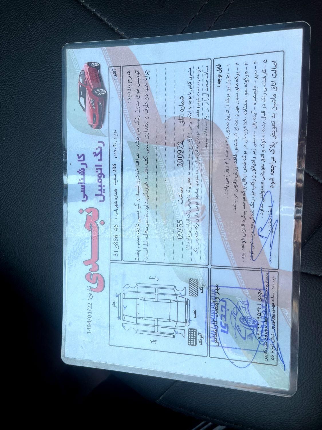 پژو 206 تیپ 2 - 1394