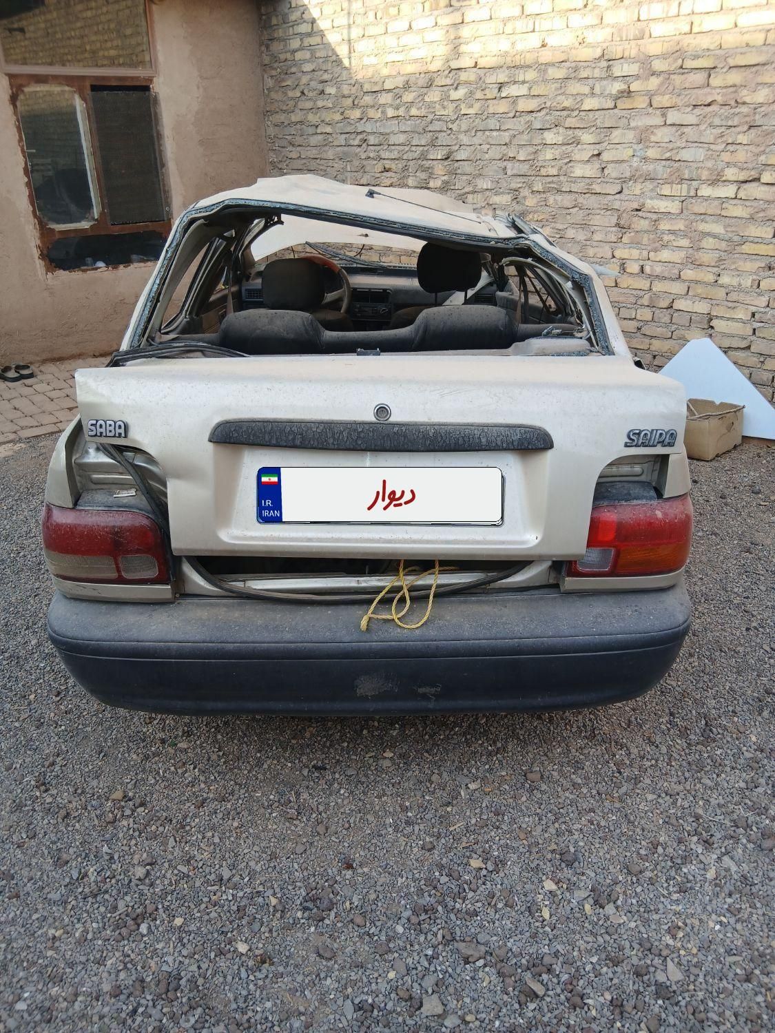 پراید صبا بنزینی - 1386