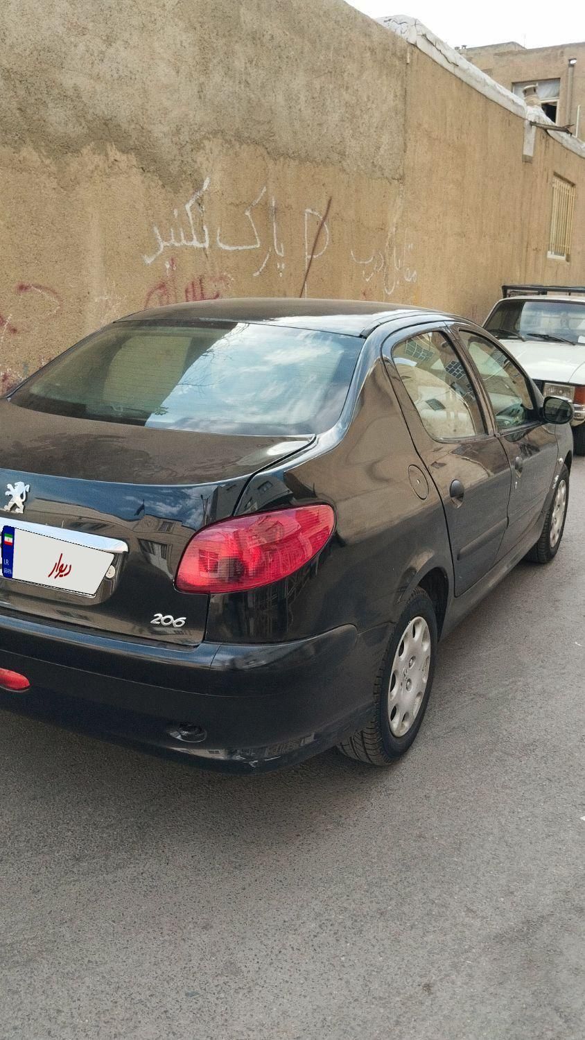 پژو ۲۰۶ صندوق دار v20 - 1390