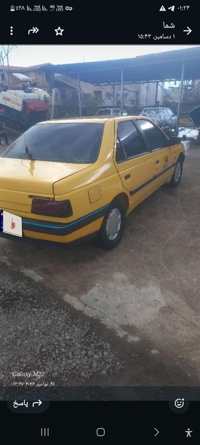 پژو 405 GLI - دوگانه سوز CNG - 1386