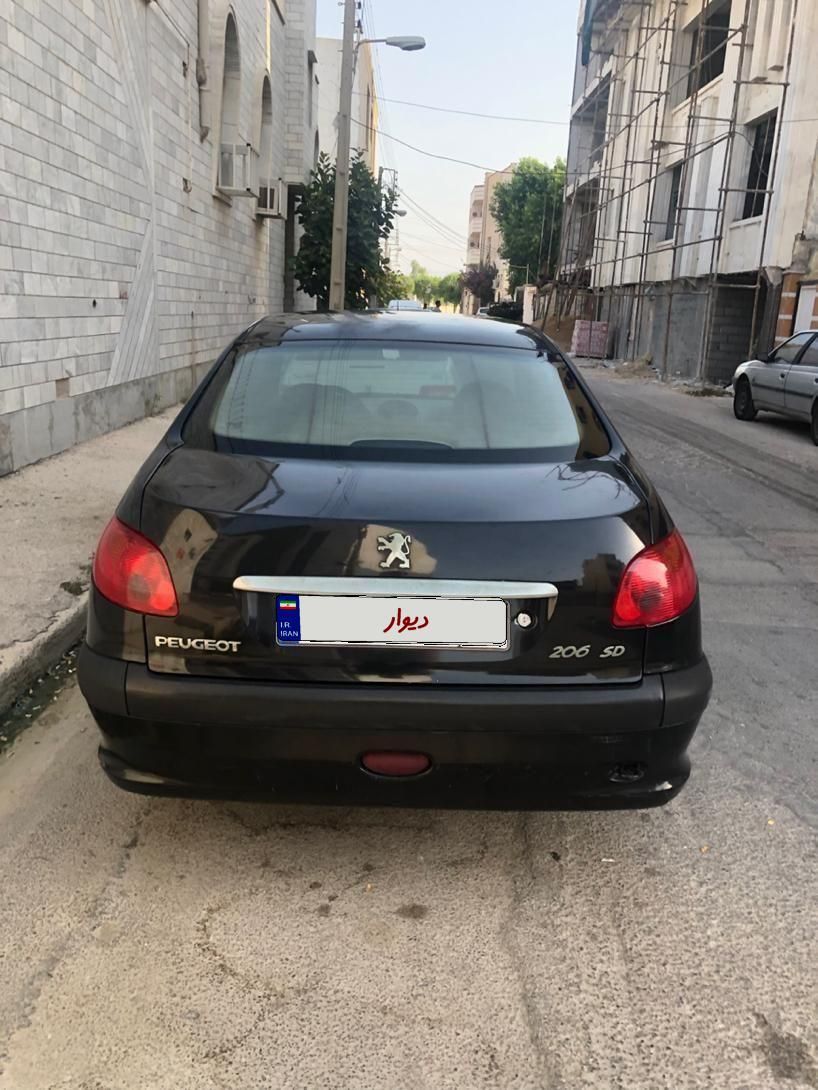 پژو ۲۰۶ صندوق دار v20 - 1390