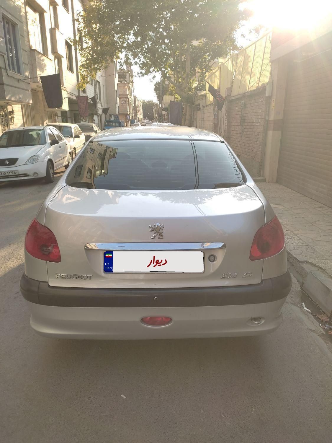 پژو ۲۰۶ صندوق دار v20 - 1388