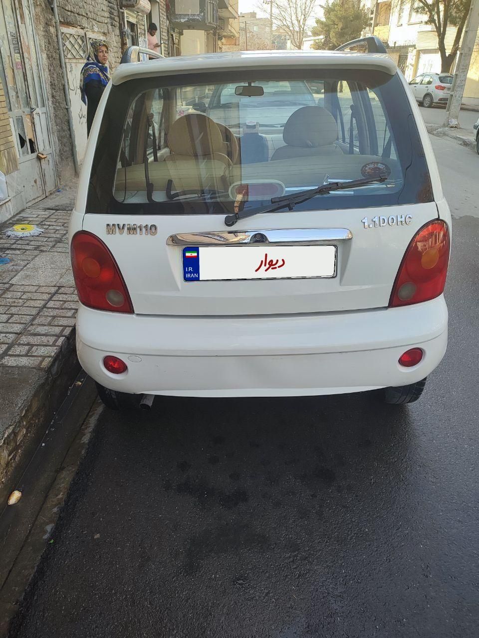 ام وی ام 110 چهار سیلندر دنده ای - 1391