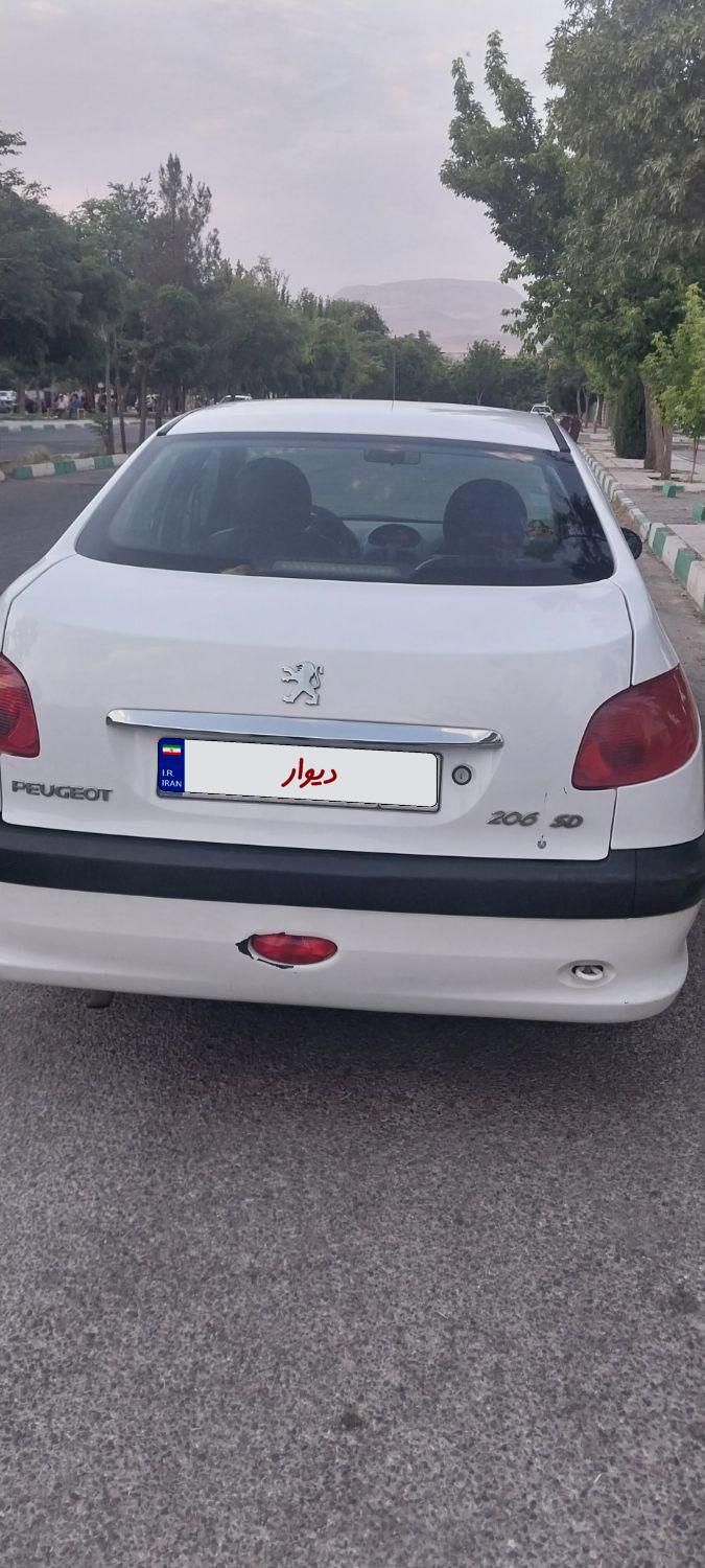 پژو ۲۰۶ صندوق دار v20 - 1390