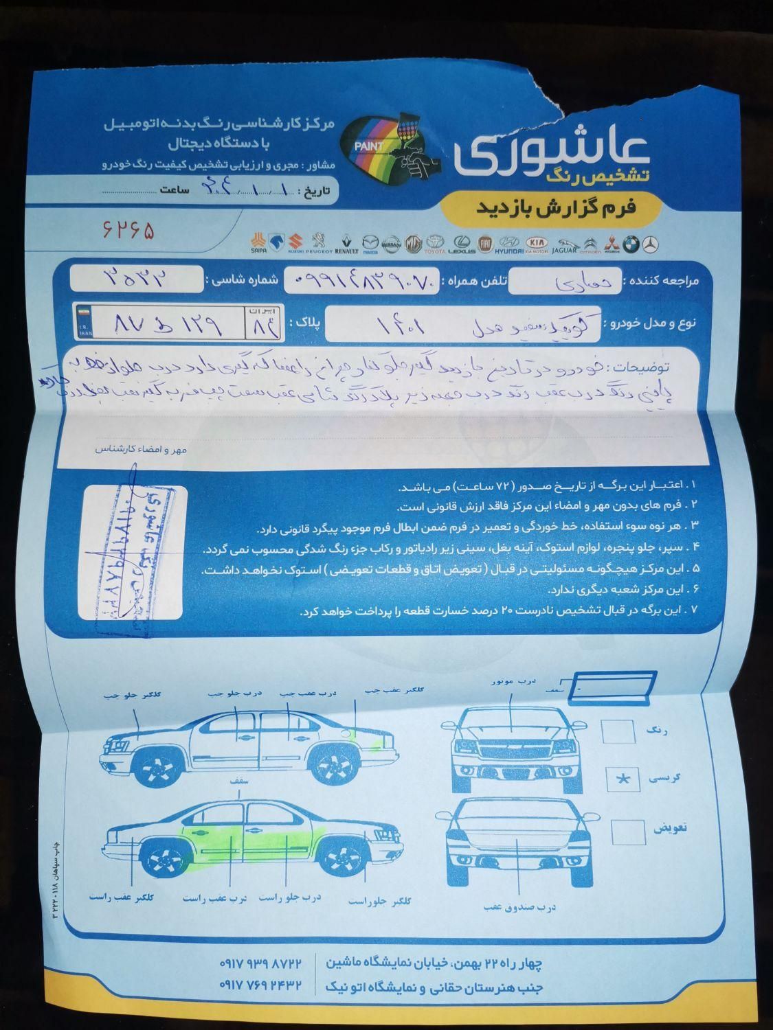 کوییک معمولی دنده‌ای - 1401