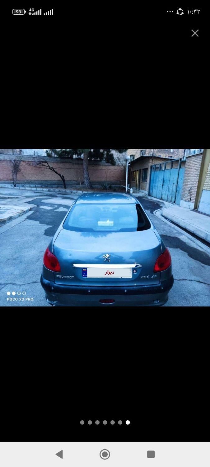 پژو ۲۰۶ صندوق دار v10 - 1386