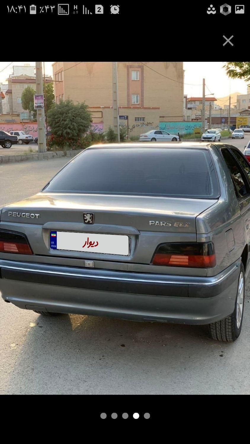 پژو پارس دوگانه سوز - 1384