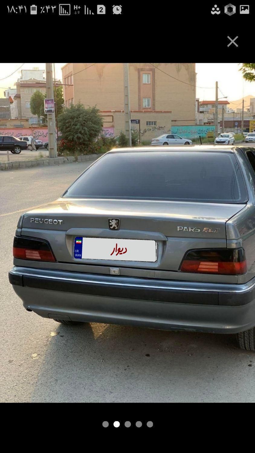 پژو پارس دوگانه سوز - 1384