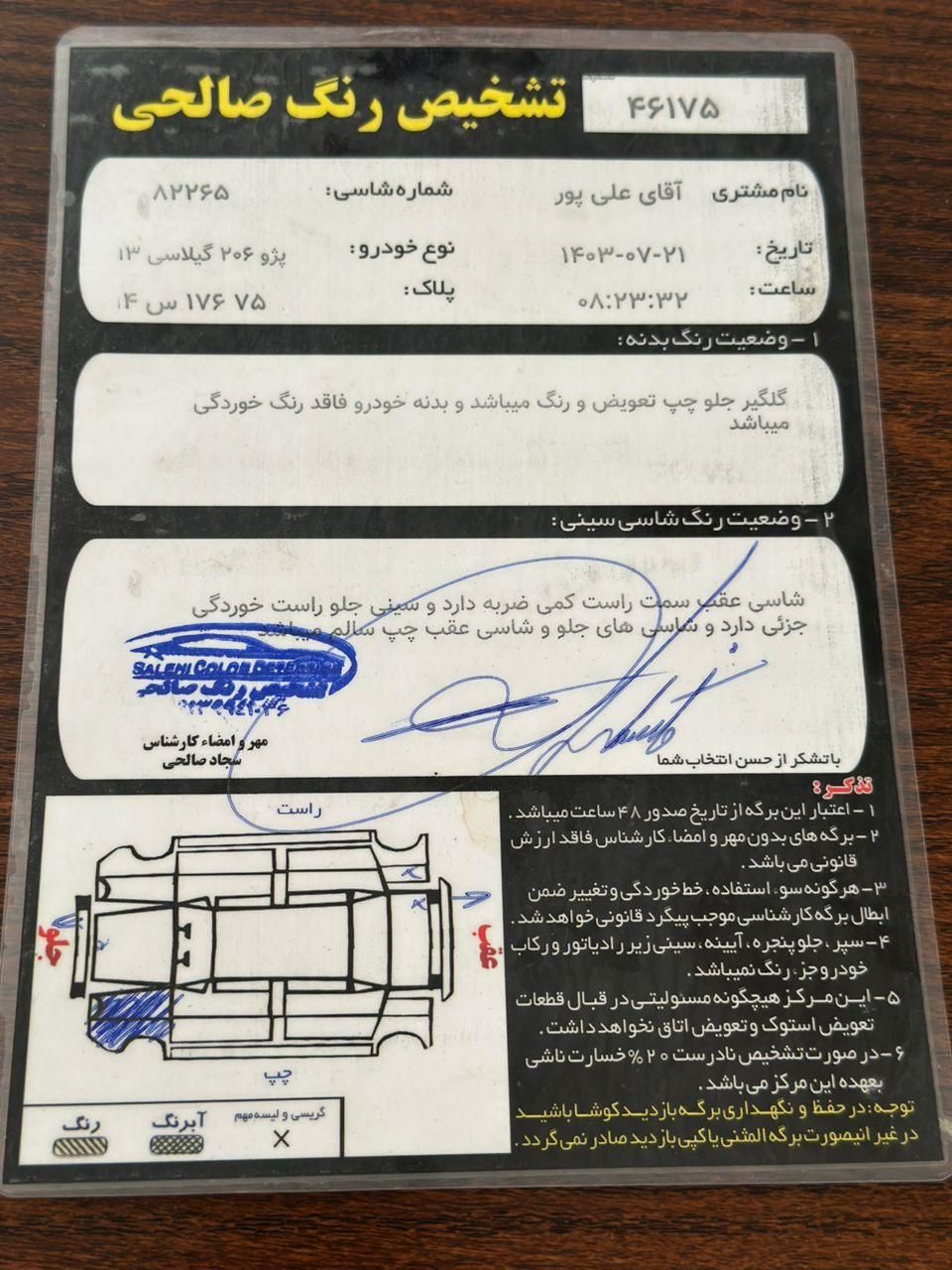 پژو 206 تیپ 5 - 1393