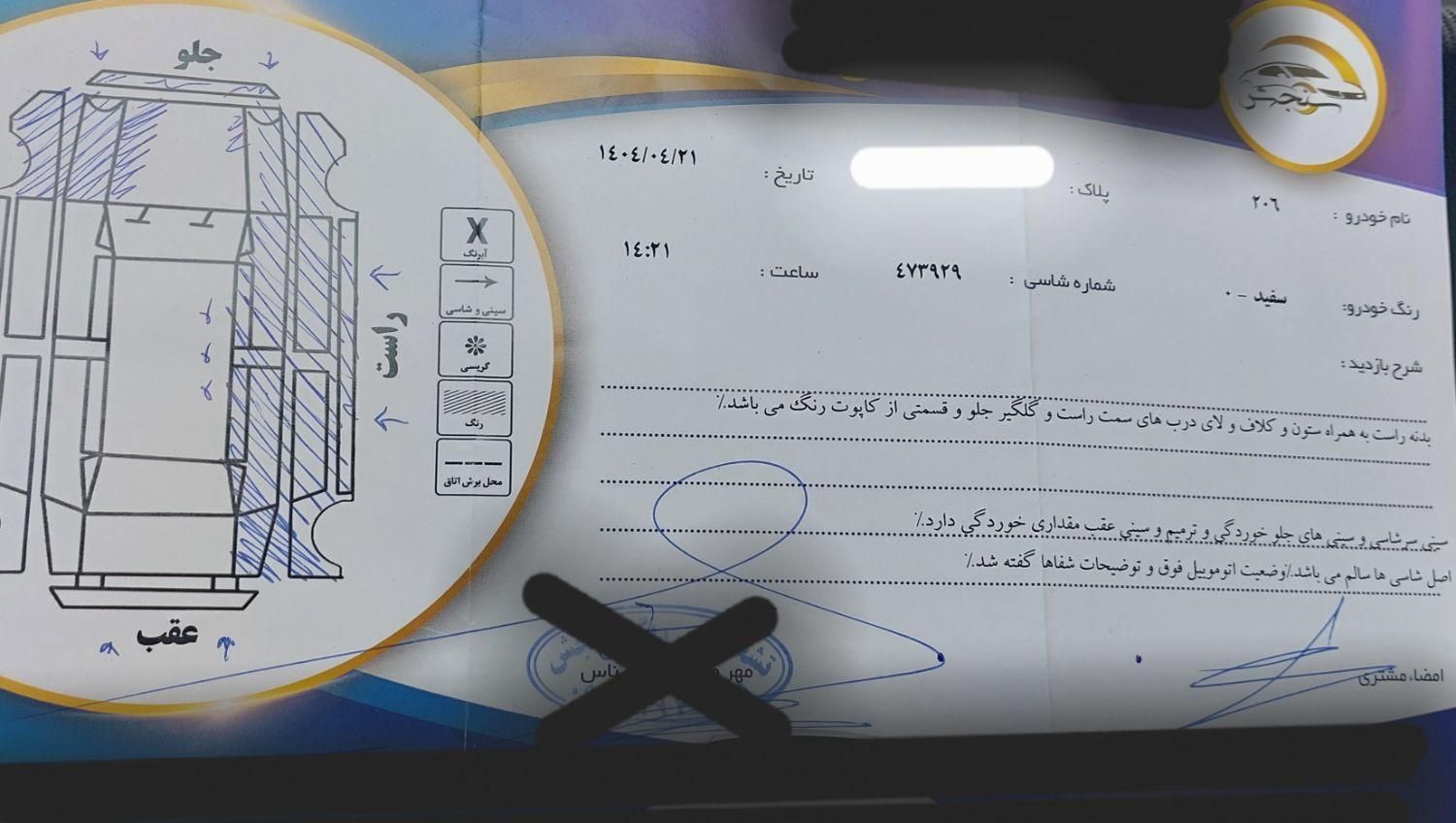 پژو 206 تیپ 5 - 1393
