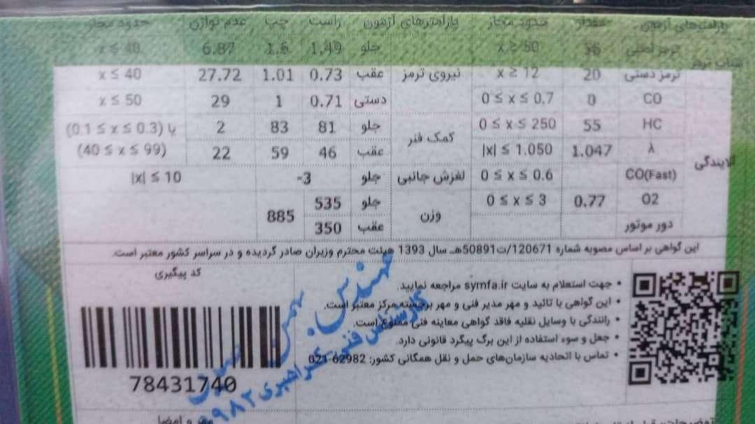 پراید صبا بنزینی - 1386