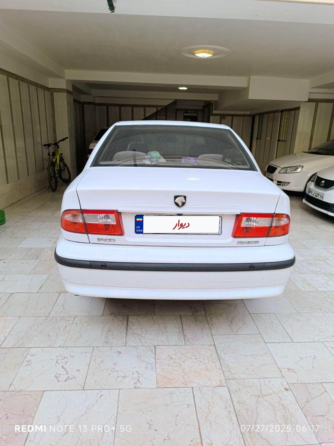 سمند LX EF7 دوگانه سوز - 1396