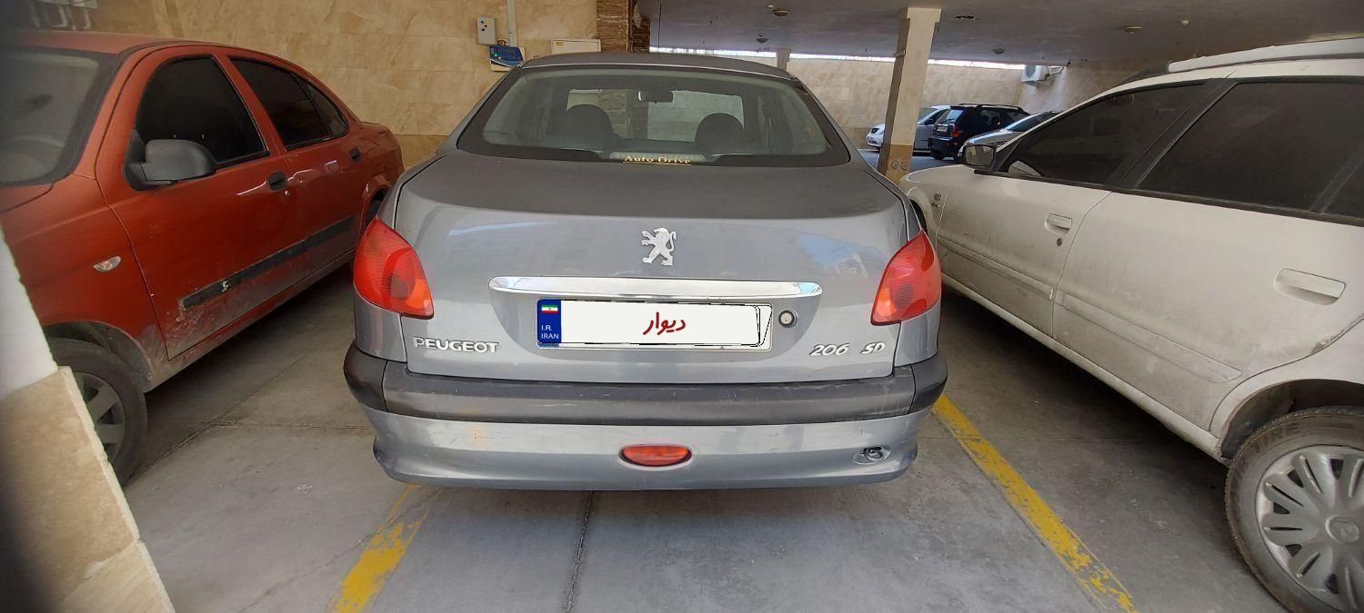 پژو ۲۰۶ صندوق دار v8 - 1387