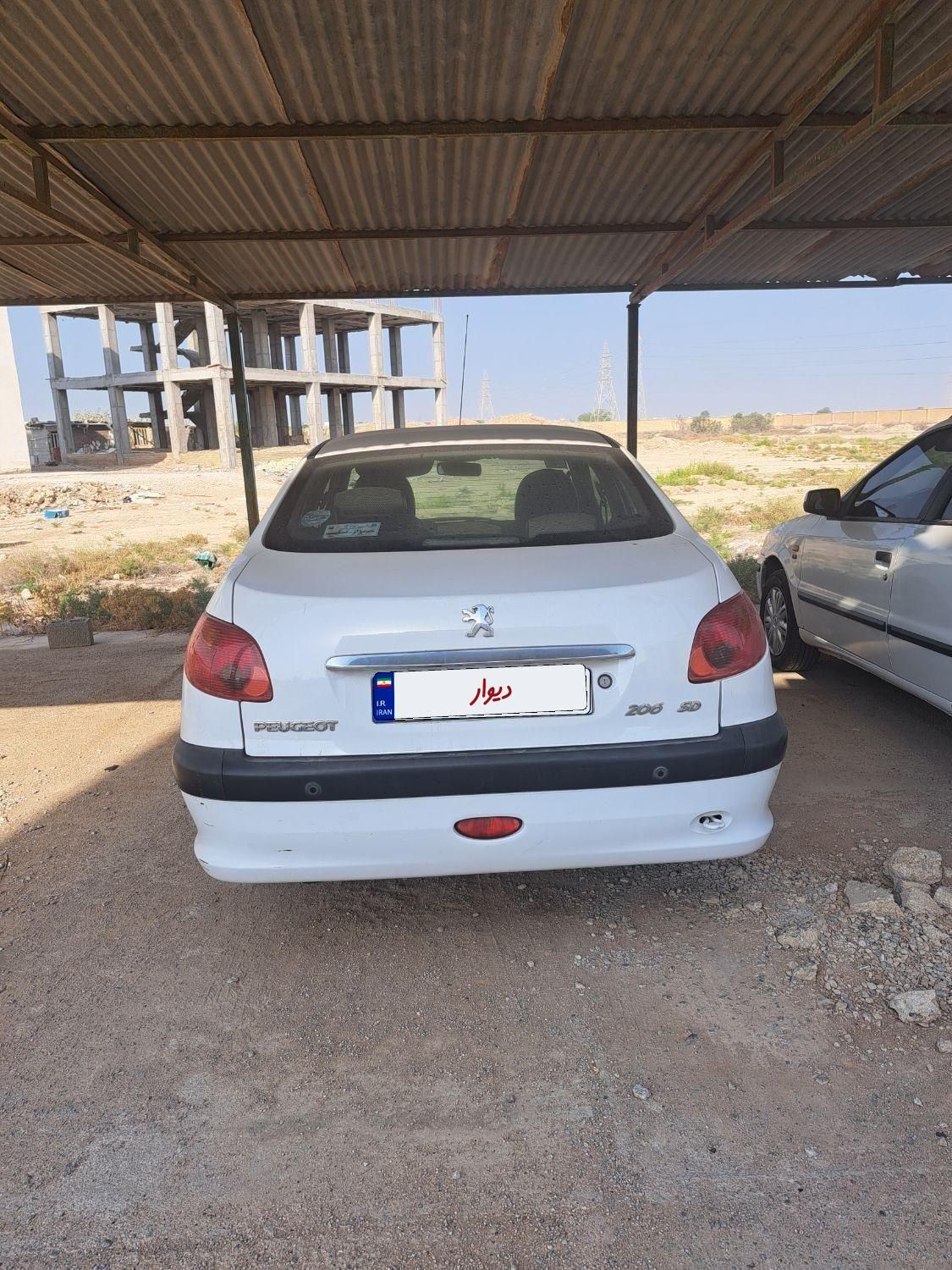 پژو ۲۰۶ صندوق دار v8 - 1396