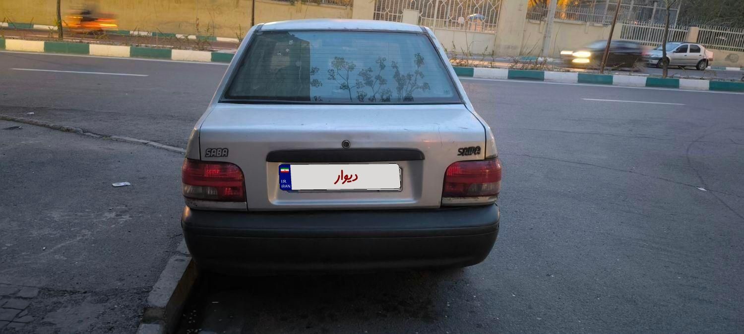 پراید صبا بنزینی - 1386